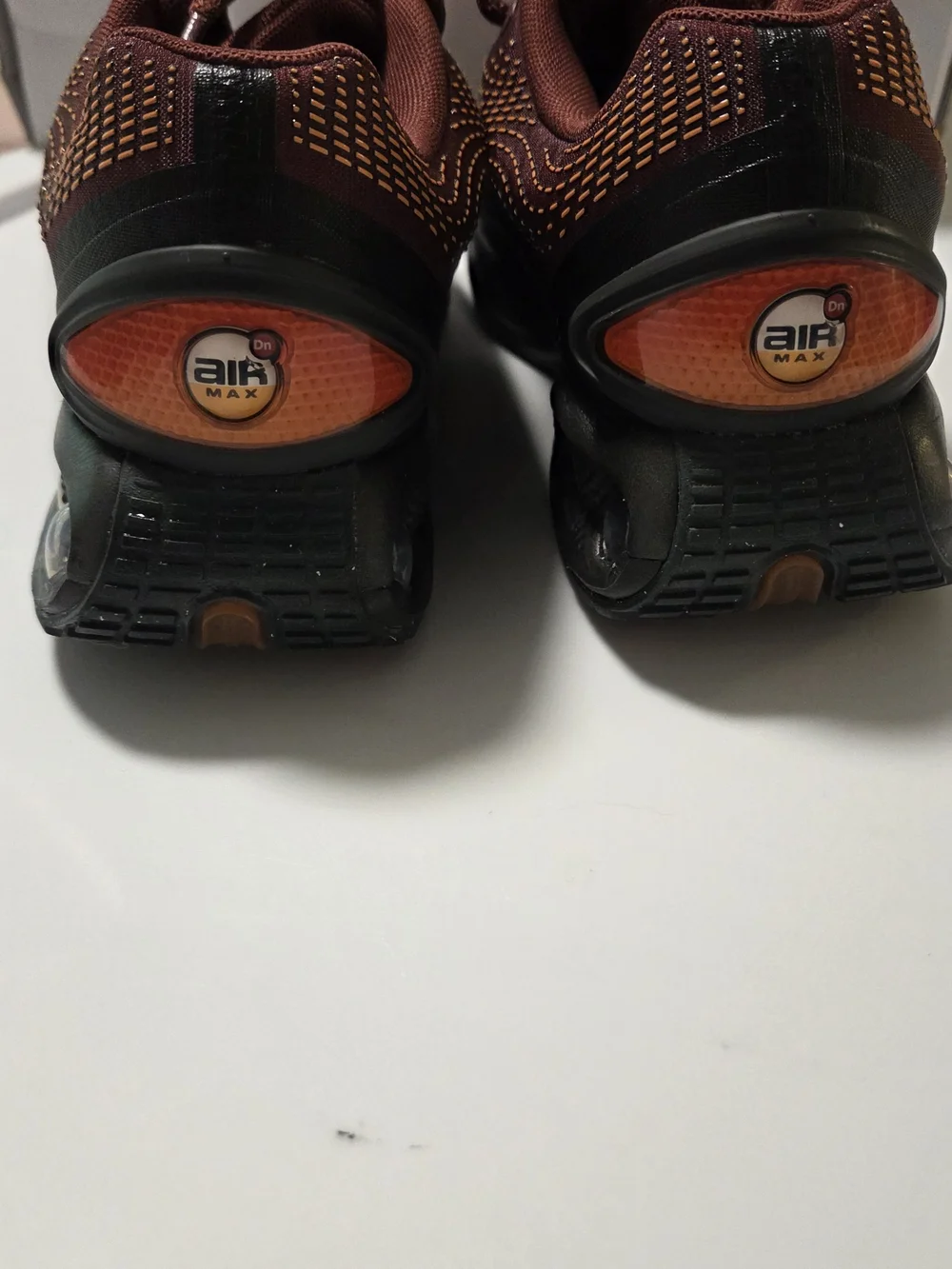 Nike Men’s Air Max Running Shoes - Burgundy/Orange
